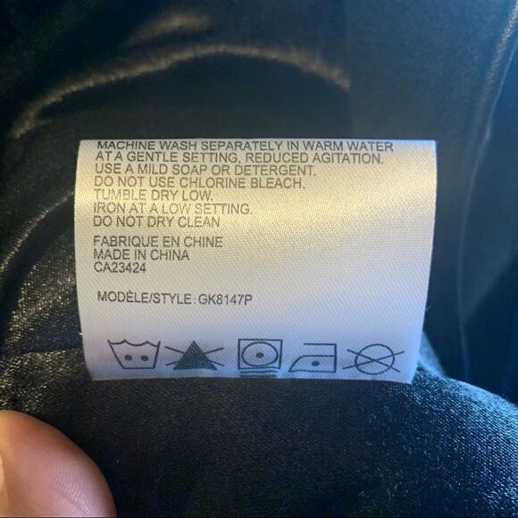 NICCOLINI Beautiful! Button Down Black Grey Coat - Picture 12 of 12